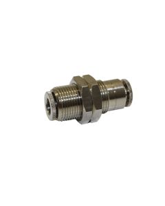 Snow Performance Bulkhead Fitting 1/4in Push EPDM to 1/4in Push EPDM - SNO-40080