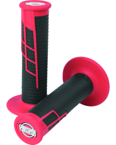 ProTaper Clamp-On 1/2 Waffle Grip - Red/Black - 021662
