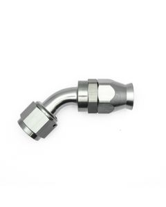 DeatschWerks 10AN Female Swivel 45-Degree Hose End PTFE (Incl. 1 Olive Insert) - 6-02-0859