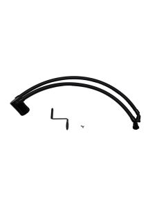 J&L 22-24 Ford Bronco Raptor 3.0L EcoBoost PCV Side Oil Separator 3.0 - Black Anodized - 3096P-B