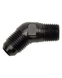 Russell Performance -10 AN to 1/2in NPT 45 Degree Flare to Pipe Adapter - 660973