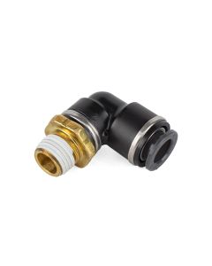 Air Lift Elbow- Male 1/4in Npt X 3/8in Tube - 21851