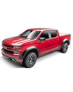 Bushwacker 19-21 Chevrolet Silverado 15 Extend-A-Fender Style Flares 4pc 78.8 Bed  - Black - 40929-02