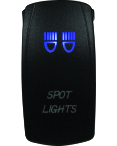 DragonFire Racing Lighted Switch Spot Light On/Off Blue - 521385