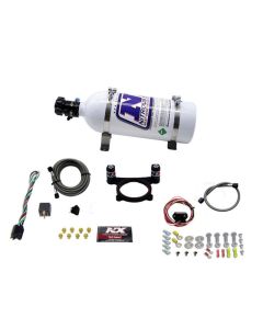Nitrous Express 11-15 Ford Mustang GT 5.0L Coyote 4 Valve Nitrous Plate Kit (50-200HP) w/5lb Bottle - 20948-05