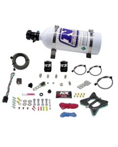 Nitrous Express 96-04 Ford Mustang 4.6L 2 Valve Nitrous Plate Kit w/5lb Bottle - 20946-05