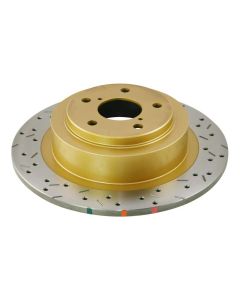 DBA 01-04 Outback 2.5L/3.0 H6 Rear Drilled & Slotted 4000 Series Rotor - DBA4657XS