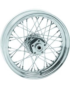Bikers Choice 73-83 FL FX Chrome 16 Inch Dual Flange Wheel Replaces H-D 40968-73 - 492455