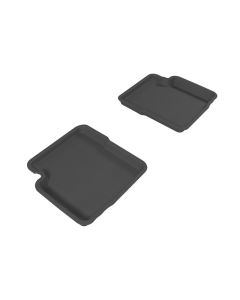 3D MAXpider 2012-2019 Fiat 500 Kagu 2nd Row Floormats - Black - L1FA00321509
