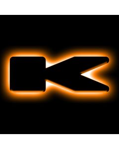 ORACLE Lighting Universal Illuminated LED Letter Badges - Matte Blk Surface Finish - K - 3141-K-005
