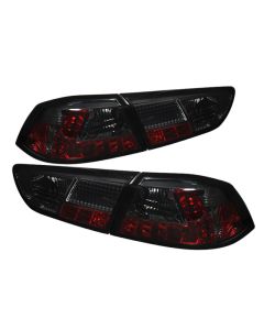 Spyder Mitsubishi Lancer/Evolution X 08-14 LED Tail Lights Smke ALT-YD-MITEVO1008-LED-SM - 5030399