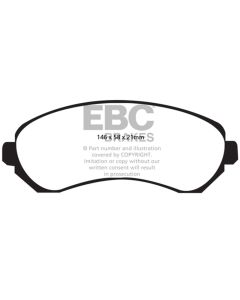 EBC 01-05 Buick Rendezvous 3.4 2WD Greenstuff Front Brake Pads - DP61628