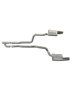 Gibson 05-10 Ford Mustang Base 4.0L 2.5in Cat-Back Dual Exhaust - Aluminized - 319005