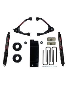 Skyjacker 2007-2013 GM 1500 4WD 3.5-4in UCA Lift Kit w/Rear Black Max B8500 Shocks - C7350PB