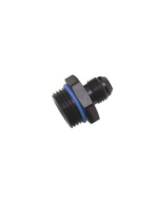 Russell Performance -10 AN Male Flare to -8 SAE Male Port Adapter Fitting - Black Anodized - 670940