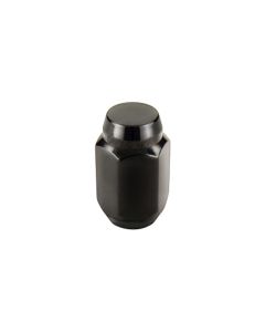 McGard Hex Lug Nut (Cone Seat) 1/2-20 / 13/16 Hex / 1.5in. Length (4-Pack) - Black - 64030