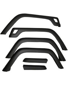 Omix 6-Piece Fender Flare Kit- 97-06 Jeep Wrangler - 11603.01