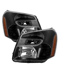 xTune Chevy Equinox 05-09 OEM Style Headlights Black HD-JH-CEQ05-AM-BK - 9031007