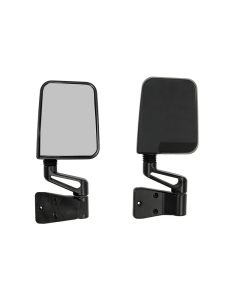 Omix Door Mirror Kit Black- 87-02 Jeep Wrangler - 11002.03