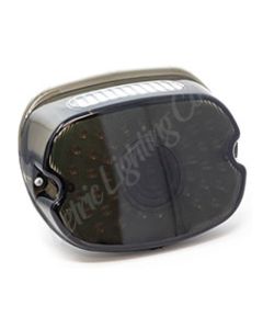 Letric Lighting 99-23 Square Back Model SO-LO Slantback Low-Profile LED Taillight - Smoke Lens - LLC-SLTL-ST