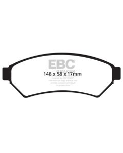 EBC 05-09 Buick Allure (Canada) 3.6 Ultimax2 Front Brake Pads - UD1075