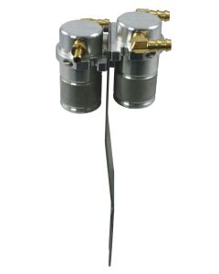 Moroso 05-11 Lotus Elise/Exige Air/Oil Separator Catch Can - Small Body - Billet Aluminum - 85636