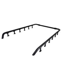 Go Rhino SRM500 Tri-Rail Kit (For 75in. Long Rack) - Tex. Blk (Rails ONLY - Req. Platform) - 5935072T