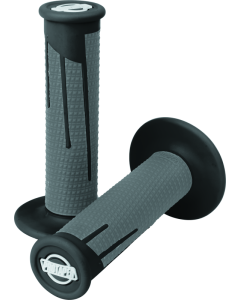 ProTaper Full Diamond Clamp-On Grips - Black/Dark Gray - 021689