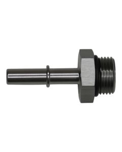 DeatschWerks 8AN ORB Male to 5/16in Male EFI Quick Connect Adapter - Anodized DW Titanium - 6-02-0123
