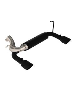 MBRP Black Coated 2.5" Axle Back Dual Rear Exit Jeep Wrangler/Rubicon JK 3.6L/3.8L V6 2007-2018- MBR - S5528BLK