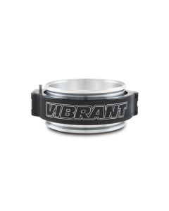 Vibrant 4in O.D. Aluminized HD 2.0 Clamp Assembly - Anodized Black - 32518