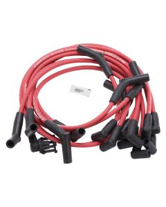 Edelbrock Spark Plug Wire Set SBF 83-96 50 Ohm Resistance Red Wire (Set of 10) - 22714