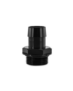 Mishimoto -16ORB to 1in. Hose Barb Aluminum Fitting - Black - MMFT-16ORB-1BK