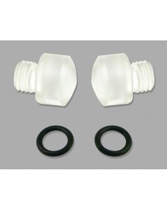 Moroso Clear-View Sight Plug w/O-Ring - 2 Pack - 65226