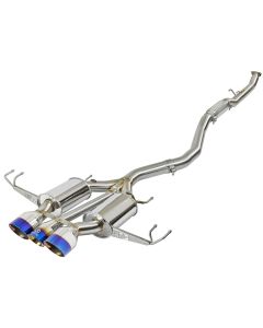 aFe Takeda 3in 304 SS Cat-Back Exhaust w/ Blue Flame Tips 2017+ Honda Civic Type R I4 2.0L (t) - 49-36616-L
