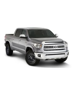 Bushwacker 16-18 Toyota Tundra Fleetside Pocket Style Flares 4pc 66.7/78.7/97.6in Bed - Silver Sky - 30918-53