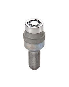McGard Wheel Lock Bolt Set - 4pk. (Radius Seat) M14X1.5 / 17mm Hex / 28.2mm Shank Length - Chrome - 28020