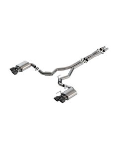 Borla 2024 Ford Mustang Dark Horse 5.0L V8 w/Active Exhaust S-Type Cat-Back Exhaust System - BC Tips - 140964BC