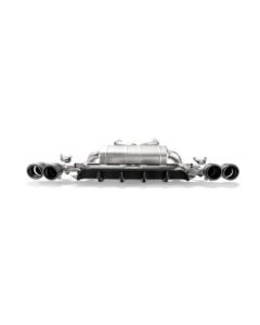 Akrapovic 18+ BMW M5 (F90) Rear Carbon Fiber Diffuser - Matte w/Red Akrapovic Logo - DI-BM/CA/5/M/RS