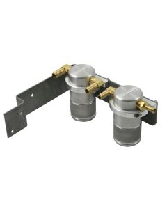 Moroso 08-14 Subaru WRX Air/Oil Separator Catch Can - Small Body - Billet Aluminum - 85610