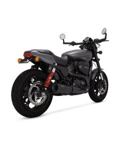 Vance & Hines Harley Davidson 17-20 Street Rod Slip-On Black Slip-On Exhaust - 47943