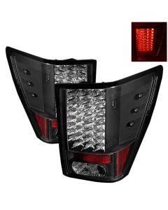 Spyder Jeep Grand Cherokee 07-10 LED Tail Lights Black ALT-YD-JGC07-LED-BK - 5070197