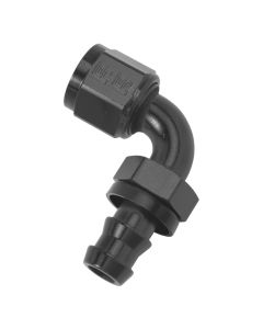 Russell Performance -10 AN Twist-Lok 90 Degree Hose End (Black) - 624183