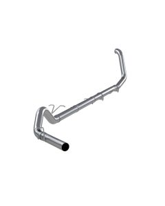 MBRP 4" Turbo Back Single No Muffler T409 Stainless Steel For 99-03 Ford F-250/350 7.3L- MBRP-S6200S - S6200SLM