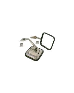 Rugged Ridge 55-86 Jeep CJ Stainless Steel Side Mirror Kit - 11005.01