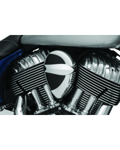 Kuryakyn Horn Cover John Shope Series Chrome - 5697