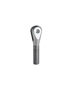 QA1 Clevis - Left Hand - 1/4-5/16in - 3/16in Slot - Carbon Steel - CL4-5