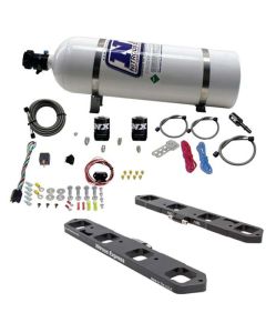 Nitrous Express Dodge Hemi 5.7L/6.1L/6.4L Direct Port Plate System w/15lb Bottle - 20958-15