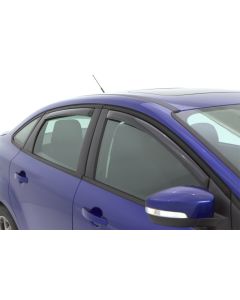 AVS 12-18 Ford Focus Ventvisor In-Channel Front & Rear Window Deflectors 4pc - Smoke - 194373