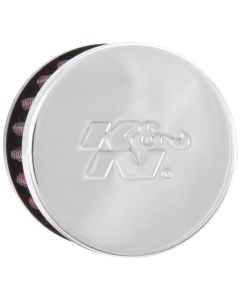 K&N Clamp On Rubber Base Crankcase Vent Filter 0.5in Flange ID 2in OD 1.5in Height - 62-1330